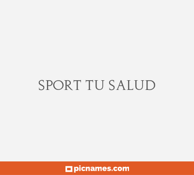 Sport tu salud